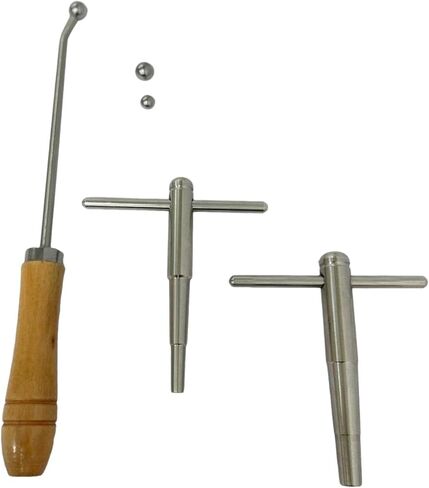Trumpet Repair Handle – Precision Metal-Ball Head Brass Instrument Maintenance Tool for Trumpet Body and Bell Straightening by Repair Technicians in Saudi Arabia
