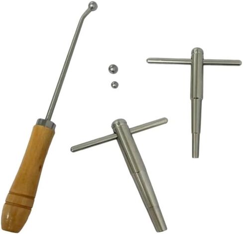 Trumpet Repair Handle – Precision Metal-Ball Head Brass Instrument Maintenance Tool for Trumpet Body and Bell Straightening by Repair Technicians in Saudi Arabia
