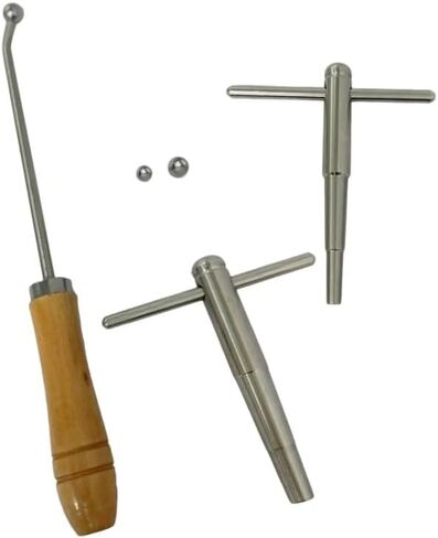 Trumpet Repair Handle – Precision Metal-Ball Head Brass Instrument Maintenance Tool for Trumpet Body and Bell Straightening by Repair Technicians in Saudi Arabia