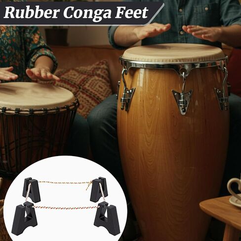 Boao Rubber Conga Stand Drum Feet Risers for Conga Accessories in Saudi Arabia