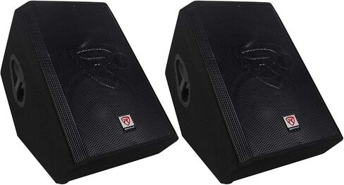 (2) RockvilIe RSM12P 12" 1000 Watt 2-Way Passive Stage Floor Monitor Speakers in Saudi Arabia