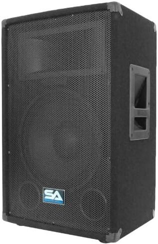 Seismic Audio - Pair of 12" PA DJ Speakers 600 Watts PRO Audio - Mains, Monitors, Bands, Karaoke, Churches, Weddings in Saudi Arabia