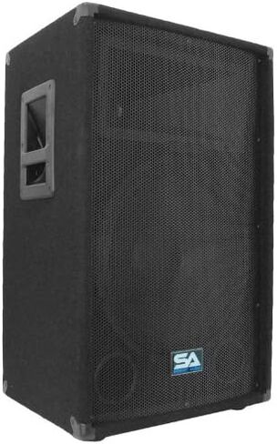 الصوت الزلزالي - SA-15T-PKG21 - زوج من مكبرات الصوت PA/DJ مقاس 15 بوصة مع كابلين مكبر صوت مقاس 25 بوصة - حزمة سماعات وكابلات PA مقاس 15 بوصة in Saudi Arabia