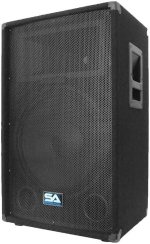 الصوت الزلزالي - SA-15T-PKG21 - زوج من مكبرات الصوت PA/DJ مقاس 15 بوصة مع كابلين مكبر صوت مقاس 25 بوصة - حزمة سماعات وكابلات PA مقاس 15 بوصة in Saudi Arabia