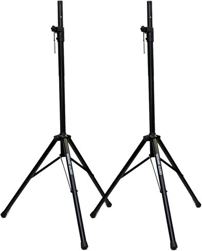 Seismic Audio - SA-15.2-PKG1 - Pair of Compact 15" PA Speakers with Two Tripod Speaker Stands in Saudi Arabia