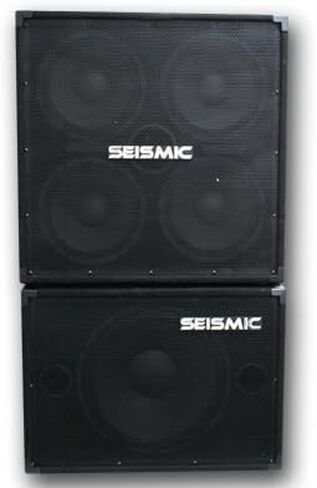 Seismic Audio - 4x10 & 1x15 BASS Guitar Speaker Cabinet Combo PRO Audio in Saudi Arabia