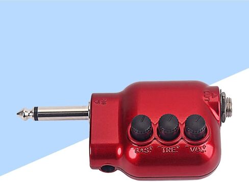 Milisten Acoustic Guitar Preamp مع Bass Treble Eq والتحكم في مستوى الصوت 6.35 مم قابس مدمج خفيف الوزن لمكبرات صوت الجيتار واستخدام الستيريو المنزلي in Saudi Arabia