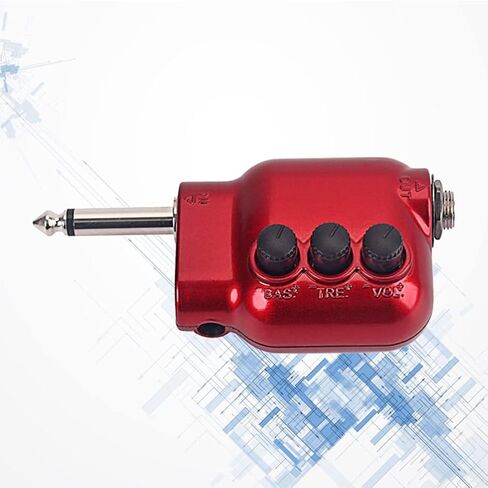 Milisten Acoustic Guitar Preamp مع Bass Treble Eq والتحكم في مستوى الصوت 6.35 مم قابس مدمج خفيف الوزن لمكبرات صوت الجيتار واستخدام الستيريو المنزلي in Saudi Arabia