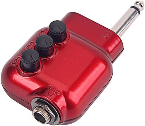 Milisten Acoustic Guitar Preamp مع Bass Treble Eq والتحكم في مستوى الصوت 6.35 مم قابس مدمج خفيف الوزن لمكبرات صوت الجيتار واستخدام الستيريو المنزلي in Saudi Arabia