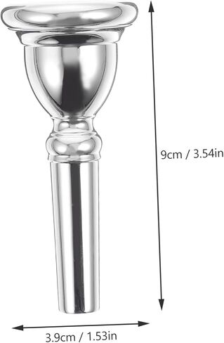 Copper Euphonium Mouthpiece for Trombone Schilke Trumpet Accessory Replacement Euphonium Instrument Part Smooth in Saudi Arabia