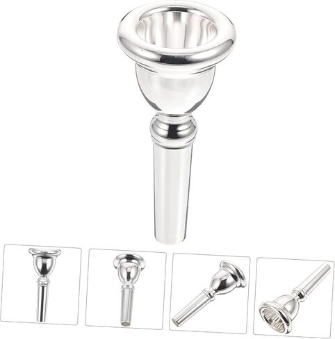 Copper Euphonium Mouthpiece for Trombone Schilke Trumpet Accessory Replacement Euphonium Instrument Part Smooth in Saudi Arabia