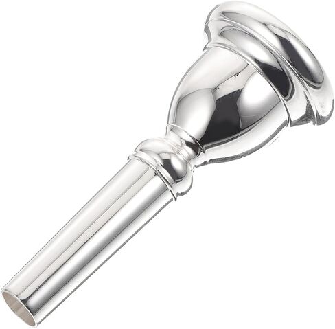 Tuba Trombone Mouthpiece Euphonium Part Silver Plated for Professional Musicians in Saudi Arabia