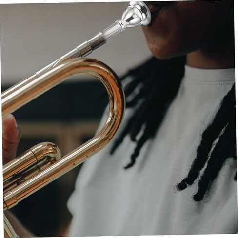 Tuba Trombone Mouthpiece Euphonium Part Silver Plated for Professional Musicians in Saudi Arabia
