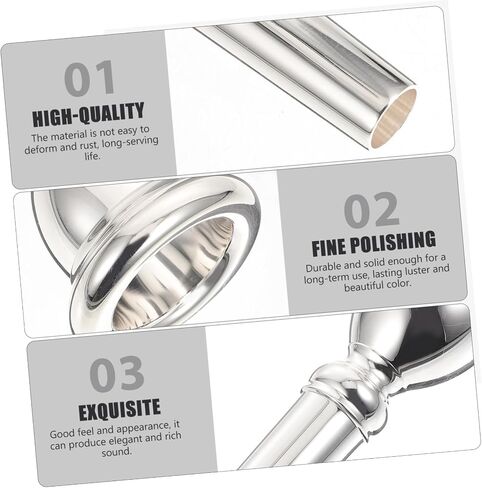Tuba Trombone Mouthpiece Euphonium Part Silver Plated for Professional Musicians in Saudi Arabia