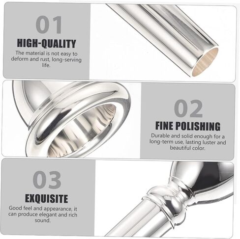 قطعة الفم Euphonium مطلية بشكل احترافي لأجزاء أدوات الموسيقى للمبتدئين والطلاب والحفلات المدرسية والتمارين المنزلية in Kuwait