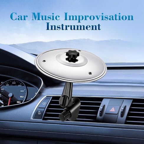 Car Cymbal Air Vent - Car Cymbals Air Vent Clip for Dashboard, Metal Car Drum Cymbals Accessory, Car Symbol Drum Air Vent Mini Cymbal Gift (Gold) in Saudi Arabia