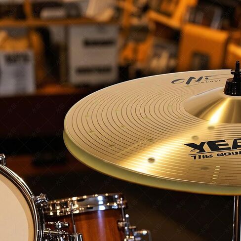 حزمة الصنج، مجموعة الصنج الطبل 14 بوصة/14 بوصة/16 ​​بوصة/18 بوصة/20 بوصة 5 قطع الصنج مع حقيبة الصنج لمجموعة الطبل (5 قطع حزمة الصنج الذهبي منخفض الحجم مع حقيبة) in Kuwait