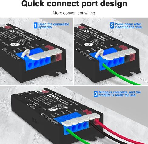 ESP32 WLED LED Strip Controller 4 Channel Outputs 15A Fuse Link TI Level Shifter UART Download DIY Dynamic Lighting Mode APP Control for Digital RGB IC WS2811 WS2812 WS2815 SK6812 etc in Saudi Arabia