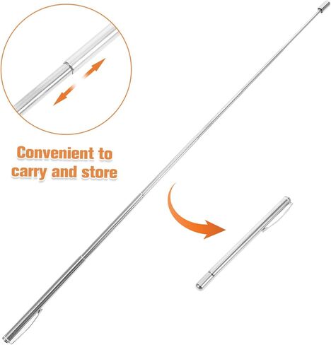TOYANDONA Stainless Steel Music Conducting Baton Adjustable 1-Piece Lightweight Orchestra Tool for Choral Performance Reliable Rhythm Wand Accessory in Saudi Arabia