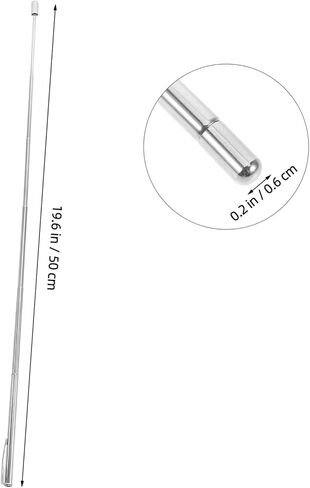 TOYANDONA Stainless Steel Music Conducting Baton Adjustable 1-Piece Lightweight Orchestra Tool for Choral Performance Reliable Rhythm Wand Accessory in Saudi Arabia