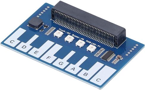 Piano Module for, Capacitive Touch Controller with I2C Interface, Music Expansion Board with Buzzer and LED Lights, Plug-and-Play DIY Module for Interactive Projects in Kuwait
