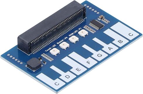Piano Module for, Capacitive Touch Controller with I2C Interface, Music Expansion Board with Buzzer and LED Lights, Plug-and-Play DIY Module for Interactive Projects in Kuwait