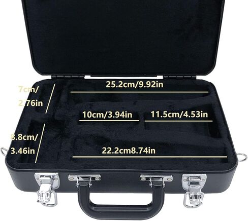 Clarinet Case Sturdy ABS Plastic Portable Protective Storage Bag Box for Clarinet Players in Saudi Arabia