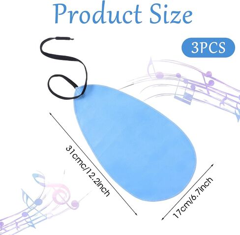 3PCS Saxophone Cleaning Cloth, Blue Saxophone Cleaning Kit, Clarinet Swab Cloth for Inside Tube, Clarinet Swab Cleaning-Cloth for Flute, Piccolo, Trumpet, and Other Wind & Woodwind Instruments in Saudi Arabia