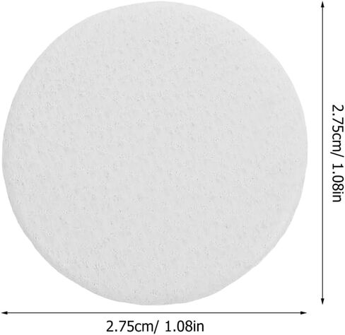 Garneck 24Pcs Bassoon Pads for Sound Hole: Sheepskin Gaskets for Tight Seals and Anti-Vibration Bassoon Instrument Repair Accessories,White in Saudi Arabia