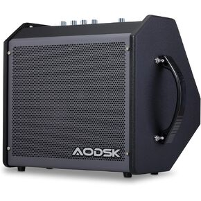 AODSK 35W Professional Electronic Drum Amplifier | Dual Speakers (8" Woofer + 2" Tweeter) | Compatible with Keyboard/Bass/Synthesizer | AUX Input + Recording Output | Treble/Mid Control in Kuwait