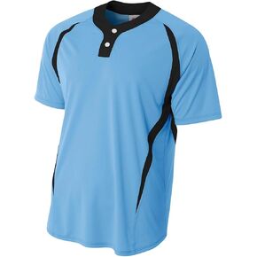 A4 Men's 2-Button Color Block Henley in Saudi Arabia