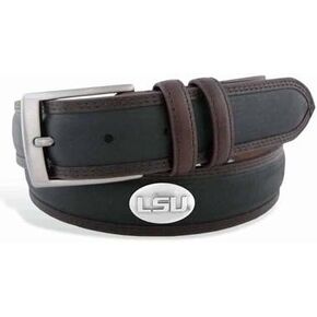 LSU-BBLPS-BLK-38 LSU Concho Two Tone Leather Belt44; 38 Waist in Saudi Arabia