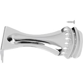 Resonator Guitar Tailpiece for 6 String Dobro Style Slide Guitar Metal Bridge with Pre Installed Mounting Screws, Enhances Tone Sustain, Quick String Change Accessories Silver in Saudi Arabia