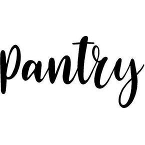 CreativeSignsnDesigns Door Vinyl Decal - Pantry, Restroom, Closet Water, Closet, Laundry, Office, toilettes, Bathroom (Pantry, Black) in Saudi Arabia