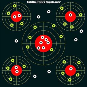12x12 Splatter Targets. Shots Burst with a Bright Splatter Upon Impact. Instantly See Your Shots. in Kuwait