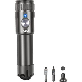 Super Bright Dive Light, IP68 Waterproof Flashlight with 3 Adjustable Beams (3° Spot/24° Flood/72° Wide), for Underwater Photography, Macro Video, Night Diving in Saudi Arabia