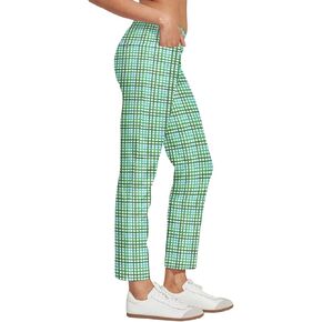 سراويل جولف نسائية من ACEGOLFS سراويل كاحل مطبوعة قابلة للتمدد للنساء كاجوال للعمل والسفر مع جيوب بعامل حماية من الأشعة فوق البنفسجية 50+ in Kuwait