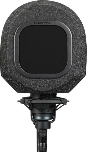 كشك عزل التسجيل الصوتي Soundbox | درع ميكروفون محمول، فلتر بوب لصوت بجودة الاستوديو للغناء، البث الصوتي، كرة إسفنجية صوتية عالية الكثافة، صندوق ميكروفون عازل للصوت (معدني) in Kuwait