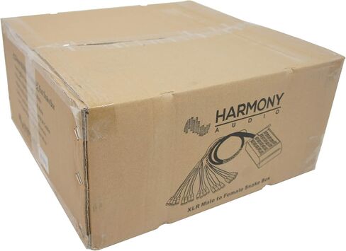 Harmony Audio HA-SB16100 Pro Stage XLR Snake Cable Box 16 Channel - 100 Feet (12 Send, 4 Returns) in Saudi Arabia