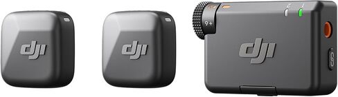 DJI Mic Mini (2 TX + 1 RX + Charging Case), Wireless Lavalier Microphone for iPhone/Camera/Android, Ultralight, Detail-Rich Audio, 48h Use, Noise Cancelling, Automatic Limiting, Vlog, Streaming | 48h Use, Noise Cancelling, Automatic Limiting, Wireless Mic in Kuwait