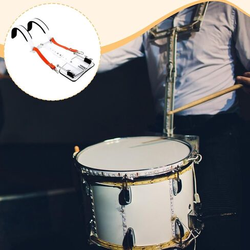 حزام أداة قرع الطبل Snare Drum Carrier سهل التركيب لوازم سبائك الألومنيوم ملحق عملي خفيف الوزن، للطبل الكبير in Kuwait