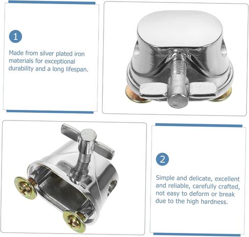 Tom Drum Kit Mount Bracket، حامل أرجل الطبل المتين، سهل التركيب لجميع مستويات المهارة، دعم للأرضية Tom Drums، حرفية دقيقة لتعزيز in Saudi Arabia