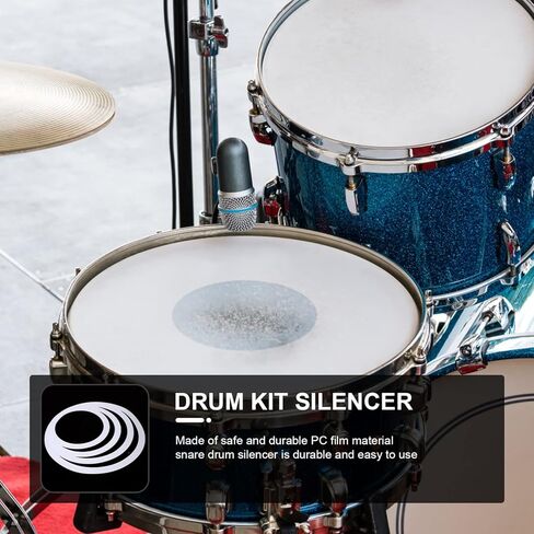 4 قطع من وسادات كتم صوت الطبل من DOITOOL لحلقات كاتم صوت 10/12/14/16 بوصة للتحكم في الضوضاء وتحسين الصوت in Kuwait