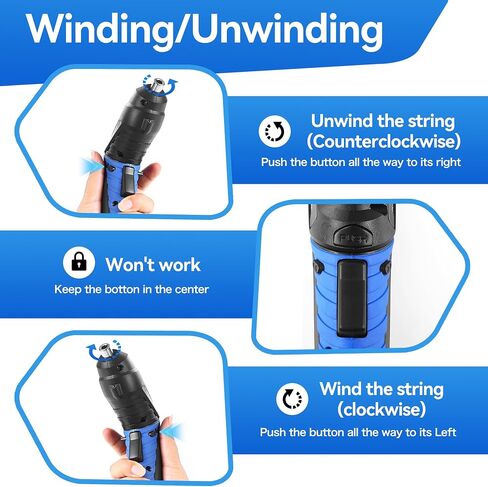 200RPM Electric String Winder,Rechargeable Automatic Guitar Winding Tuner for Stringed Instrument,Guitar Tool Set with LED Light,String Cutter,Bridge Pin Puller,10 Screwdriver Bits,6 Guitar Picks in Saudi Arabia