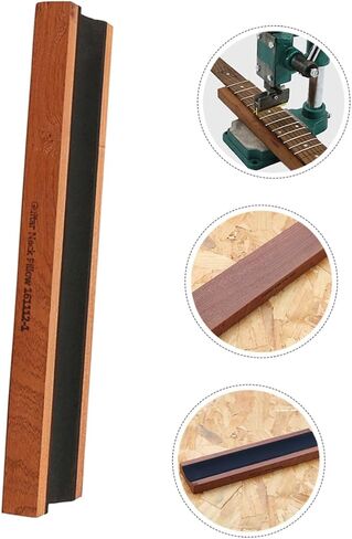 ibasenice Guitar Neck Rest Pillow Wooden Support for Ukuleles and Guitars Lightweight and Neck Cradle for String Instruments Practical Luthier Tool for Musicians in Saudi Arabia