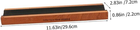ibasenice Guitar Neck Rest Pillow Wooden Support for Ukuleles and Guitars Lightweight and Neck Cradle for String Instruments Practical Luthier Tool for Musicians in Saudi Arabia