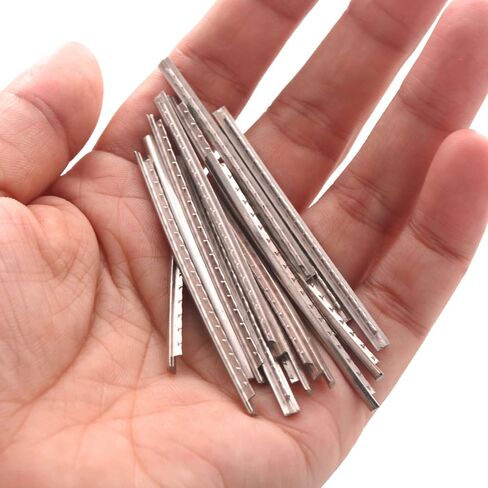 Eujgoov Premium Stainless Steel Guitar Fret Wires Set of 21 Durable Frets for Long Lasting Performance, Suitable Bass Accessories in Saudi Arabia
