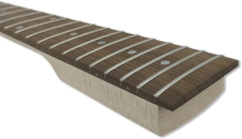 Left Hand Maple Replacement Electric Bass Guitar Neck, 4-String 22 Fret 34'' Scale Length 42mm Nut & 65mm Heel Maple Fretboard Bolt On Unfinished Bass Neck DIY Installation & Repair Part in Saudi Arabia