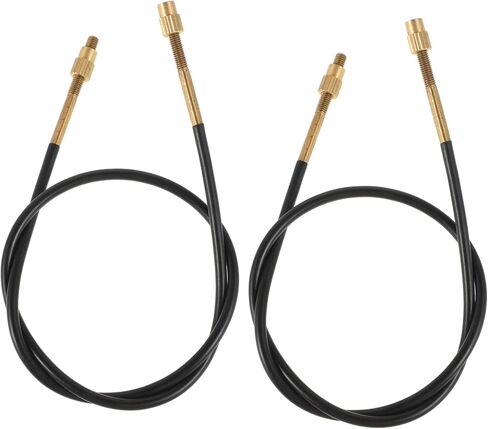 TOYANDONA 2pcs Bass Chrome Wire Ropes Bass Tailpiece Steel Wire Tail Cord Accessories in Saudi Arabia