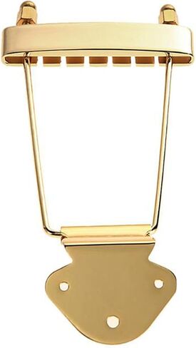 6 String Guitar Trapeze Tailpiece Bridge Replacement Parts Metal Adjustable Bridge Tailpiece for Jazz Guitar Bass Guitar Tailpiece Bridge Replacement Parts (Gold) in Saudi Arabia